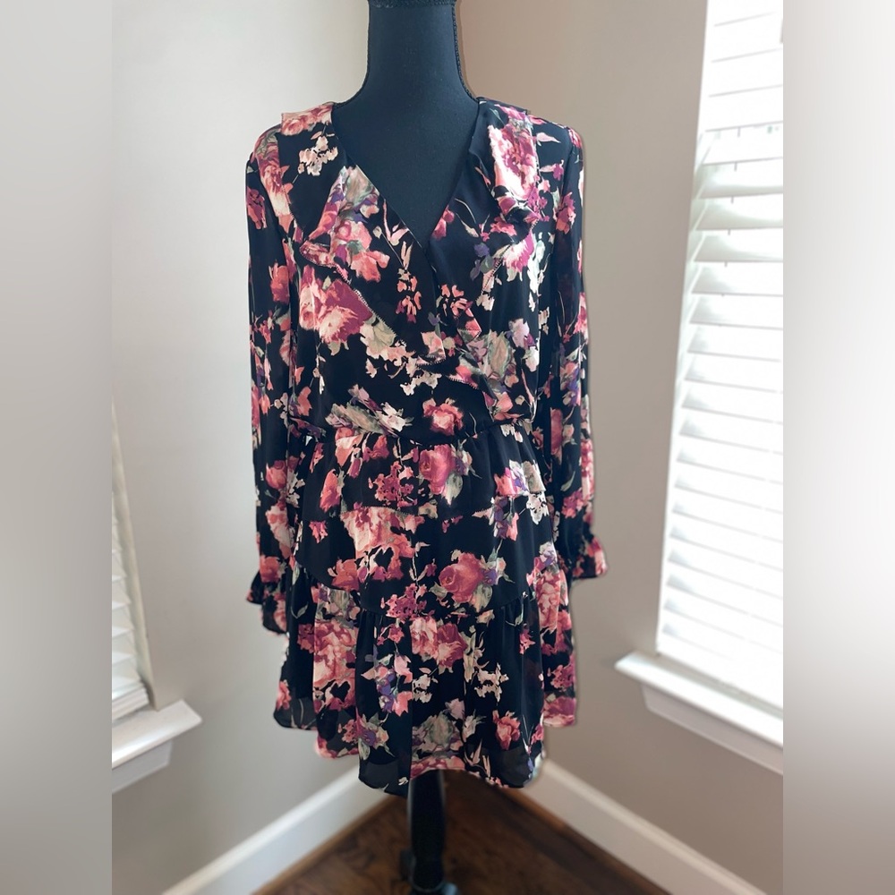 Joie long sleeve Floral Dress S